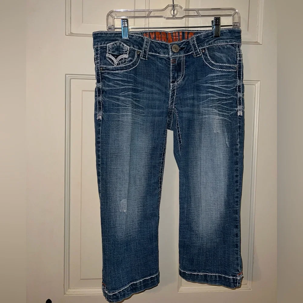 👖💙 Hydraulic capri jeans - size 5/6 - Picture 1 of 8